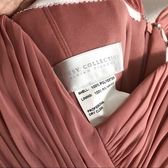 Dessy Collection Dress 2970 Chiffon Sweetheart Maxi Bridesmaid Dress - Picture 11 of 14